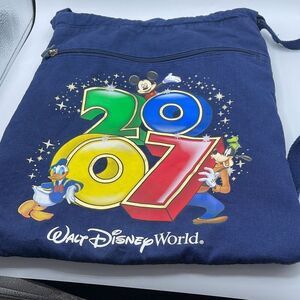 Walt Disney World 2007 canvas backpack.